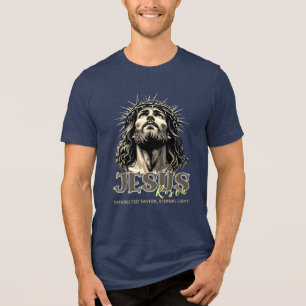 Camiseta Triblenda Jesus Risen - Jesucristo Artístico