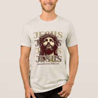 Camiseta Triblenda Jesus Risen - Jesucristo Artístico