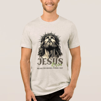 Camiseta Triblenda Jesus Risen - Jesucristo Artístico