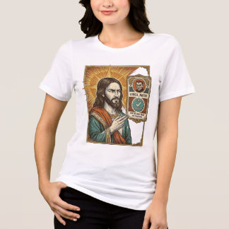 Camiseta Triblenda Jesús Verificado Falso Estafa Trolear Humor Social