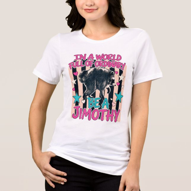 Camiseta Triblenda Jimothy Mapache (Anverso)