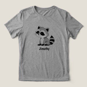 Camiseta Triblenda Jimothy Mapache Lindo Divertido Amante de Mascotas