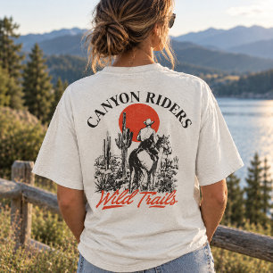 Camiseta Triblenda Jinetes del Cañón Occidental Vaquero Desierto