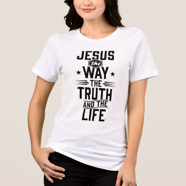 Camiseta Triblenda John 14:6 (Anverso)