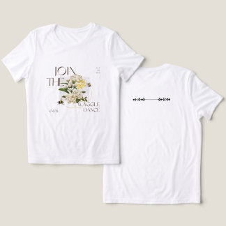 Camiseta Triblenda join the waggle dance crew. vintage bee shirt f