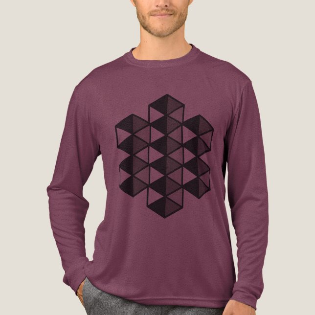 Camiseta Triblenda Joined Triangles Tri-blend Shirt (Anverso)