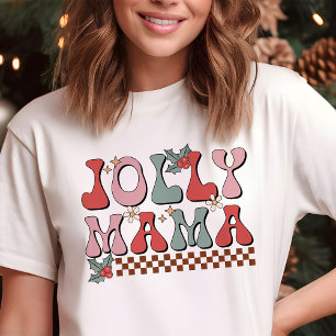 Camiseta Triblenda Jolly Mama Navidad Retro