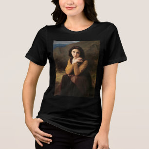 Camiseta Triblenda Joven muchacha de Bouguereau