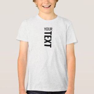 Camiseta Triblenda Jóvenes personalizados modernos Tri Mezclan la man