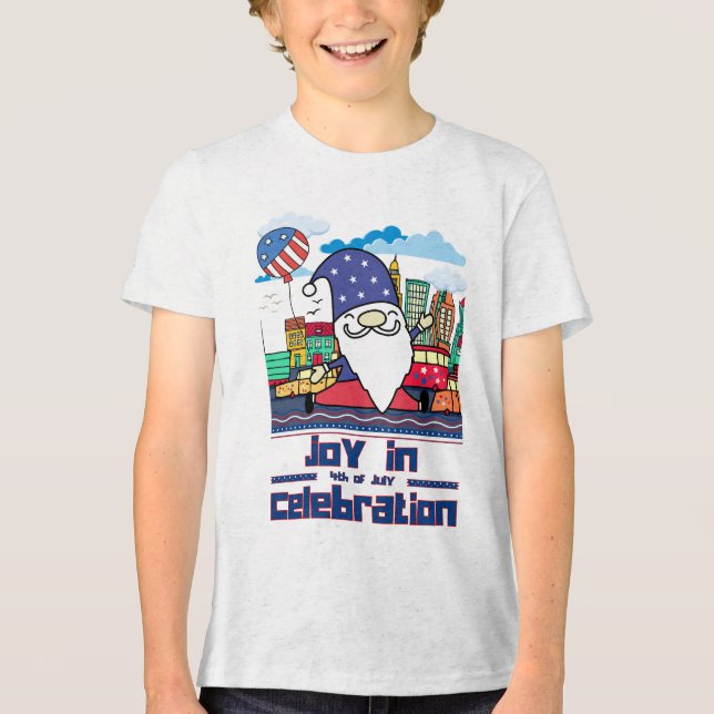 Camiseta Triblenda Joy in 4th of July Celebration (Anverso)