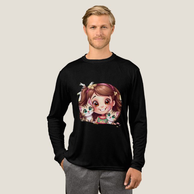 Camiseta Triblenda Joyful Moments with My Kitties (Anverso Completo)