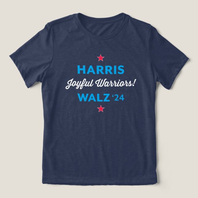 Camiseta Triblenda Joyful Warriors Harris Walz T-Shirt (Diseño delantero )