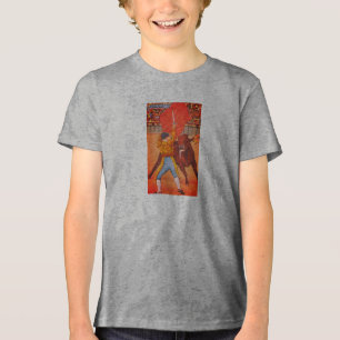Camiseta Triblenda Juárez, México Vintage Bull Fight Kids
