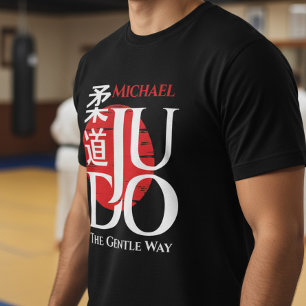 Camiseta Triblenda Judo -Kanji, Sol Naciente