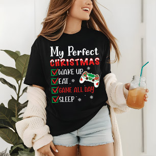 Camiseta Triblenda Juego de Navidades divertidos para dormir