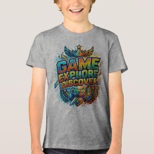 Camiseta Triblenda Juego, Explora, Descubre