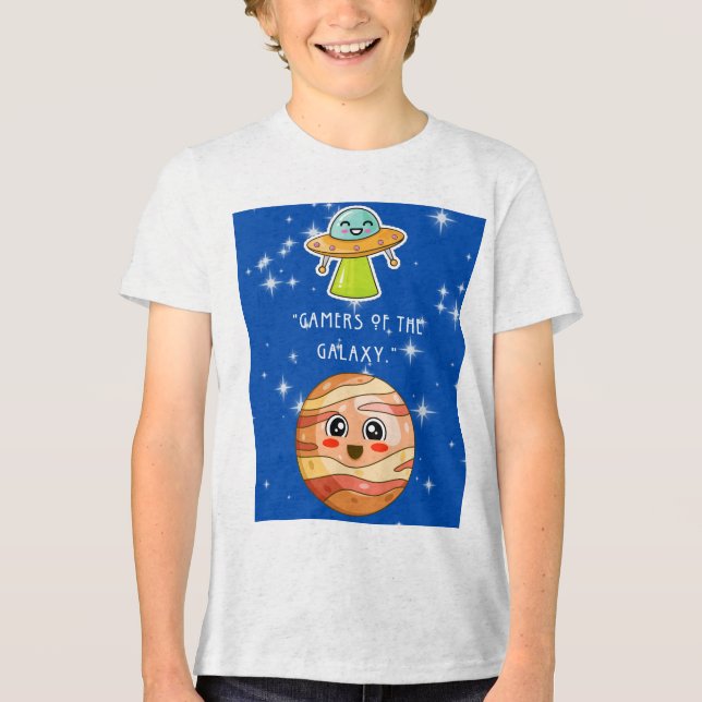 CAMISETA TRIBLENDA JUEGOS DE LA GALAXIA (Anverso)