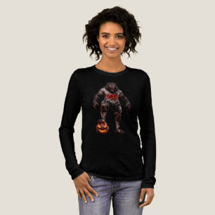 Camiseta Triblenda Jugador de fútbol hombre lobo arte de terror de Ha