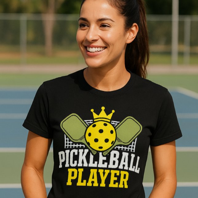 Camiseta Triblenda Jugador de Pickleball (https://www.zazzle.com/pickleball_player_tri_blend_shirt-256450048357053999)