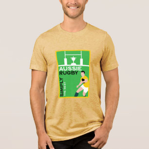 Camiseta Triblenda Jugador de rugby de Australia