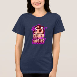 Camiseta Triblenda Jugadoras de la diosa gamer