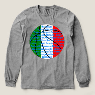 Camiseta Triblenda Jugadores Italianos Americanos de Baloncesto