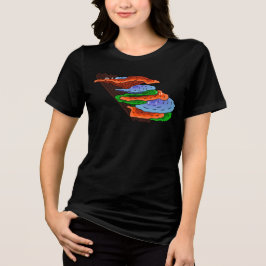 Camiseta Triblenda Jugando golf en hongos estante