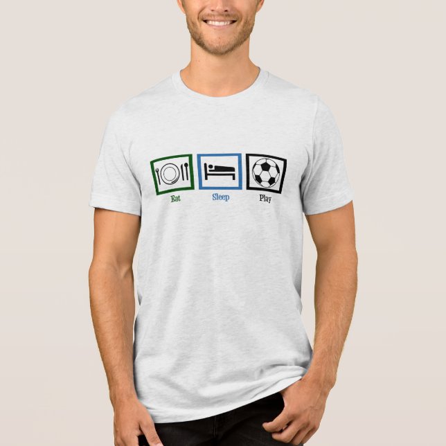 Camiseta Triblenda Jugar al sueño de comer (Anverso)