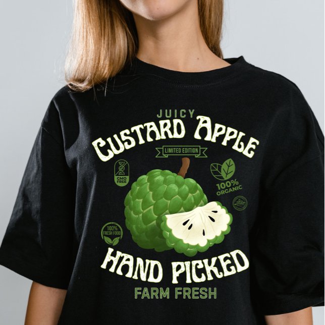 Camiseta Triblenda Juicy Custard Apple Fruit Label  (Subido por el creador)