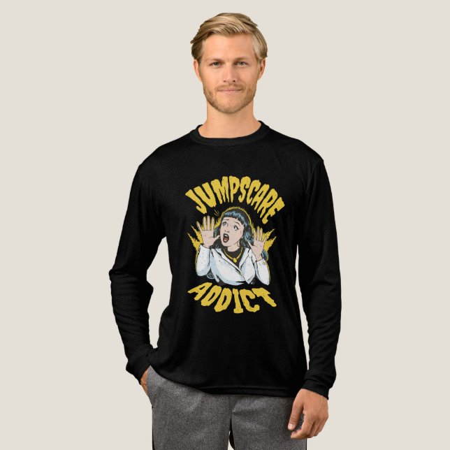 Camiseta Triblenda  Jumpscare Addict  (Anverso Completo)