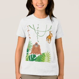 Camiseta Triblenda Jungle Theme T-shirt for kids