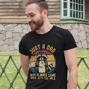 Camiseta Triblenda Just a Dad Who Always Came Back with the Milk