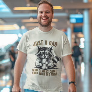 Camiseta Triblenda Just a Dad Who Always Came Back with the Milk