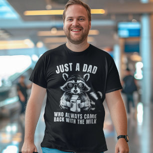 Camiseta Triblenda Just a Dad Who Always Came Back with the Milk