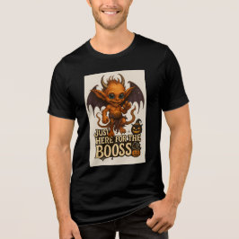 Camiseta Triblenda Just Here for the Booss Halloween Demon