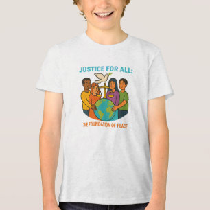 Camiseta Triblenda Justicia para Todos: La Fundación para la Paz