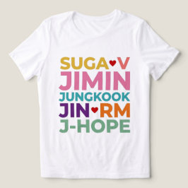 CAMISETA TRIBLENDA K-POP