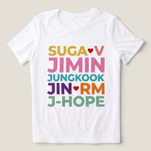 CAMISETA TRIBLENDA K-POP