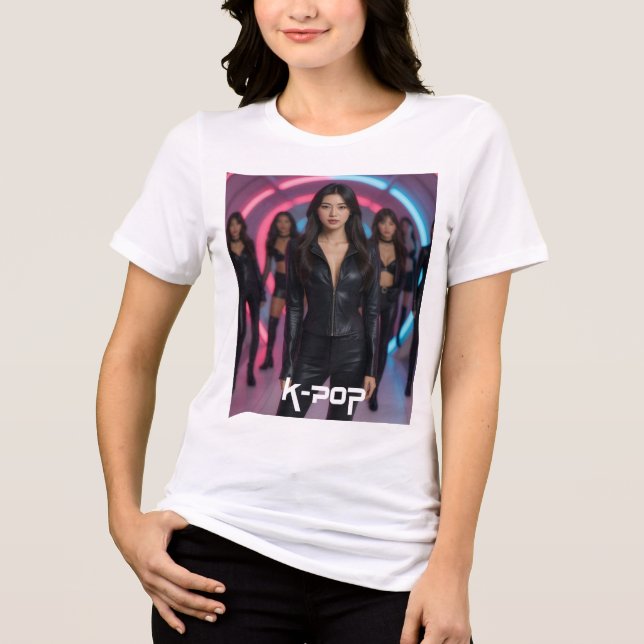 CAMISETA TRIBLENDA K-POP (Anverso)