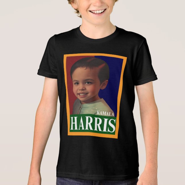 Camiseta Triblenda kamala harris (Anverso)