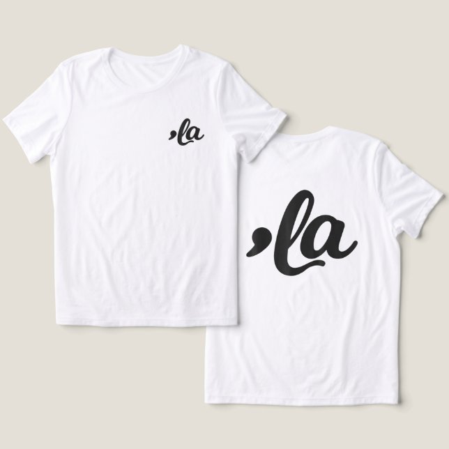 Camiseta Triblenda Kamala Harris 2024 Presidente Comma La Funny (Diseño Anverso y Reverso)