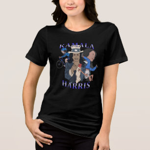 Camiseta Triblenda Kamala Harris Bootleg Rap Style