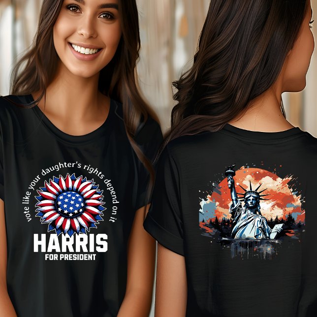 Camiseta Triblenda Kamala Harris : Por el presidente (Subido por el creador)