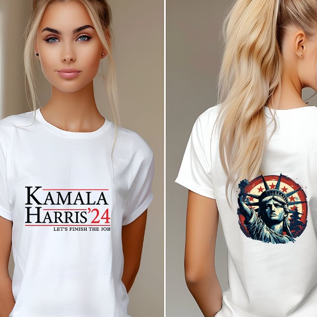 Camiseta Triblenda Kamala Harris: Terminemos el trabajo (Subido por el creador)