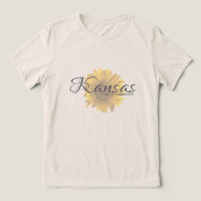 Camiseta Triblenda Kansas Sunflower (Diseño delantero )