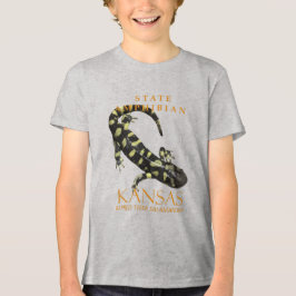 Camiseta Triblenda Kansas Territory Amphibian The Barred Salamander