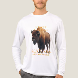 Camiseta Triblenda Kansas Territory Animal Bison Americanus