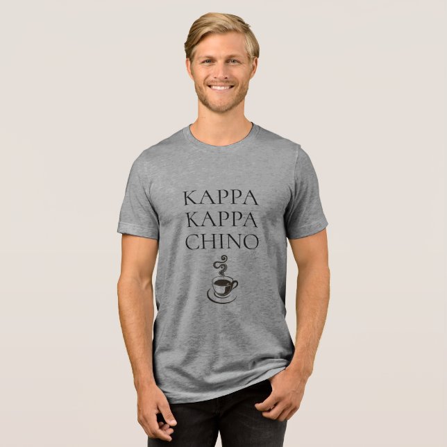 Camiseta Triblenda Kappa Kappa Chino Funny Coffee Lover (Anverso Completa)
