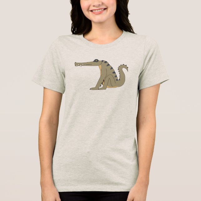 Camiseta Triblenda Kaprosuchus Dinosaur Adult Shirt (Anverso)