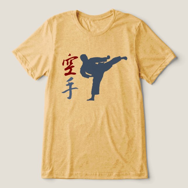 Camiseta Triblenda Karate Tri-Blend Shirt (Diseño delantero )